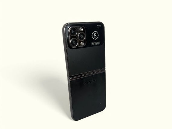 Кнопковий мобільний телефон розкладачка AIEK I15 Max на 4 сім карти Black | Зображення 4