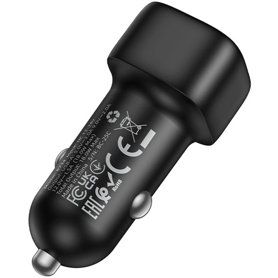 АЗП Borofone BZ34 Cloud QC3.0 18W (1USB-A) Black | Зображення 4