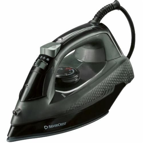Утюг серебристый Crest SDBG 2200 A1, черный/серый (UA-01)