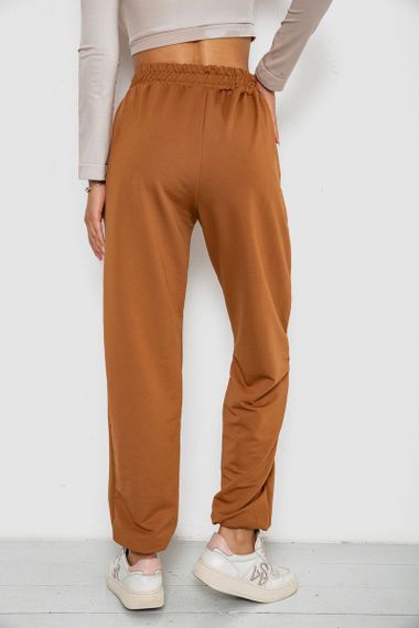 Спортивные штаны женские, цвет коричневый, 238R5052-5 | Зображення 3