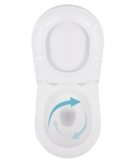 Унітаз підвісний Qtap Taurus Ultra Quiet, з сидінням Slim Duroplast/ Soft-close/ Quick Release QT2433084EUQW | Зображення 5