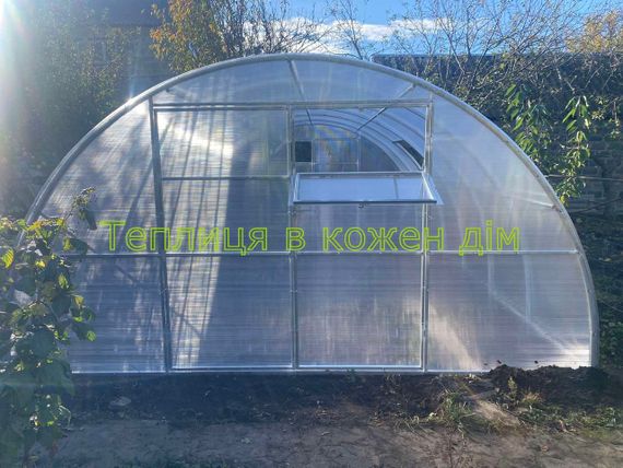 Теплиця "СТАНДАРТ" 4*10*2,10 (ш.д.в.) 40 кв. м., покрита полікарбонатом 6 мм, від виробника. | Зображення 6