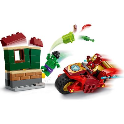 Конструктор LEGO Marvel Железный человек на мотоцикле и Галк 68 деталей (76287) | Зображення 8