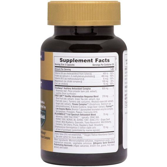 Комплекс для профілактики слуху Nature's Plus Age Loss Hearing Support 90 Caps NTP8013 | Зображення 1