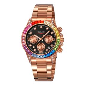 Класичний жіночий годинник Skmei 2352RGBK Rose Gold-Black