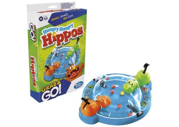 Настільна гра Hungry Hippos Grab and Go (Голодні бегемотики. Дорожня Версія) | Зображення 3