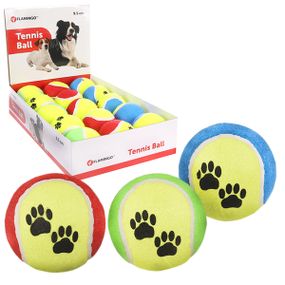 Flamingo Tennisball Fluo игрушка для собак, 9.5 см