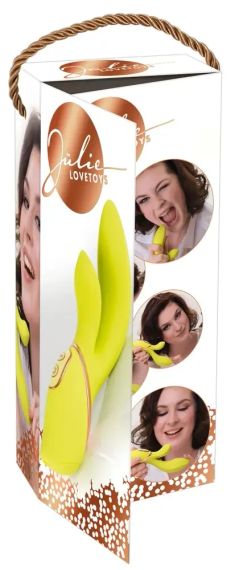 Вибратор со стимуляцией клитора Jülie лимонный sexstyle | Зображення 7