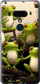 Чехол на HTC U12 Plus Жабки "5656u-1712-17620"
