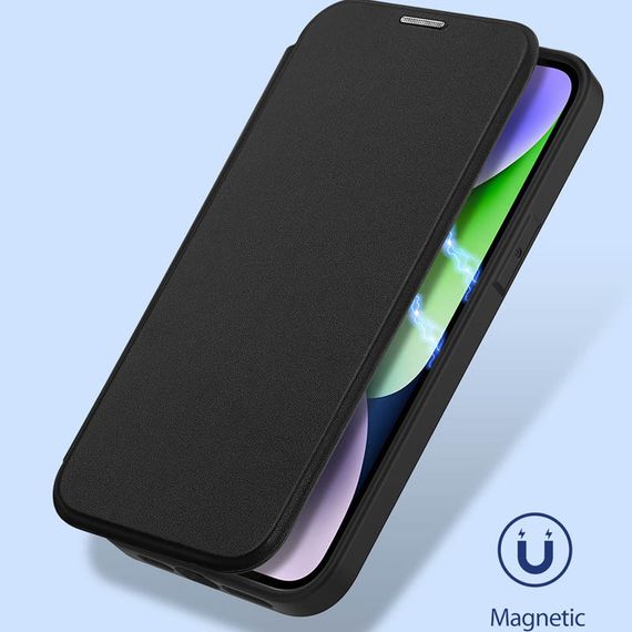 Чохол-книжка Dux Ducis Skin X Pro with MagSafe для Apple iPhone 15 (6.1") Black | Зображення 4