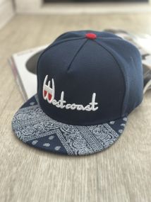 Кепка снепбек (Snapback) West Coast Синій 56-61р (9006)
