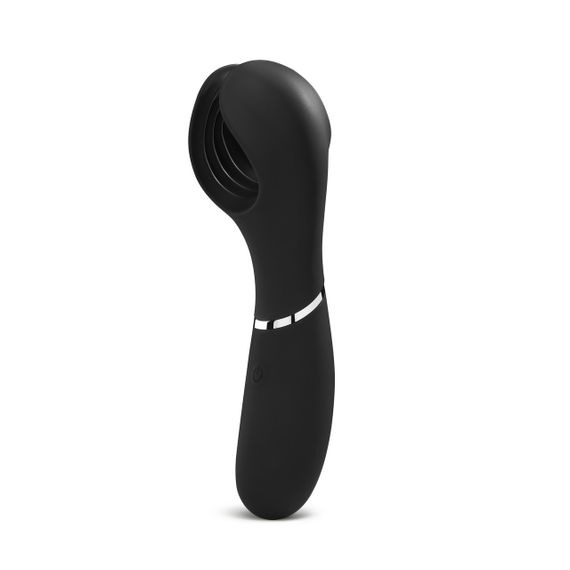 Чоловічий мастурбатор з вібрацією So Divine Vibrating Stimulator Black – 10 режимів, силікон, водозахист, USB-зарядка | Зображення 1