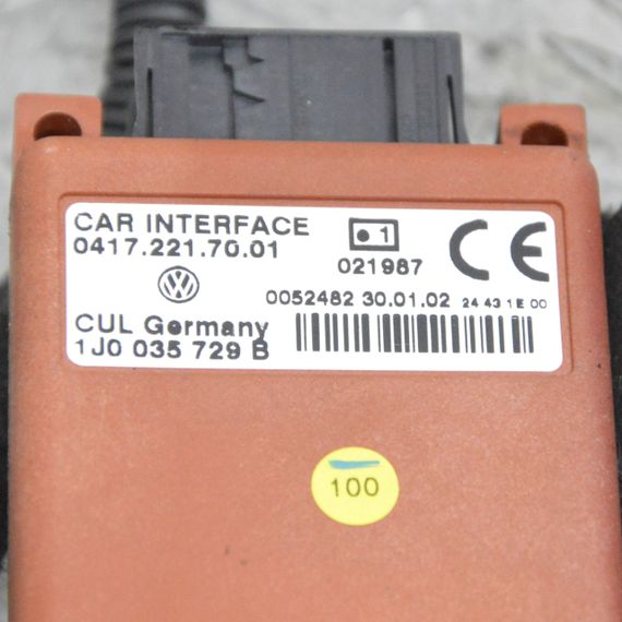 Блок керування телефоном Volkswagen Golf IV 1997-2005 Модуль блютуза Фольксваген Гольф 4 1J0035729B | Зображення 1
