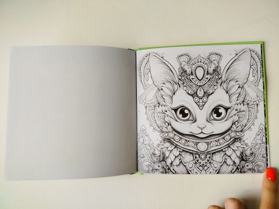 Розмальовка антистрес  Fantasy 160Х160 см, 24 аркуші, тверда обкладинка | Зображення 3