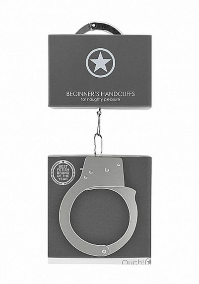 Наручники - Ouch! Beginner's Handcuffs Metal Sex Aura | Зображення 1