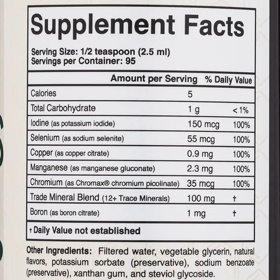 Мультимінеральний комплекс Double Wood Trace Minerals 236 ml /94 servings/ | Зображення 1