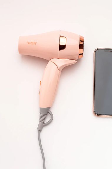 Складаний фен VGR V-432 PINK, 3 рівні обдування, низький рівень шуму, 1200 Вт (46273-V-432_277) | Зображення 6