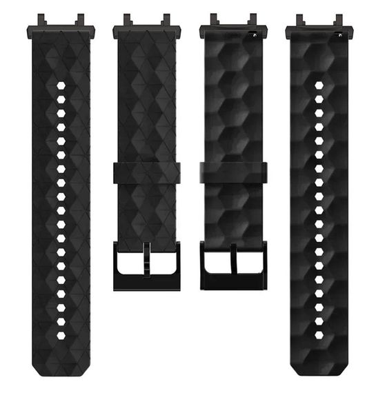 Ремінець Primolux Dimond силіконовий для годинника Xiaomi Amazfit T-Rex 2 (A2169 / A2170) - Black | Зображення 3