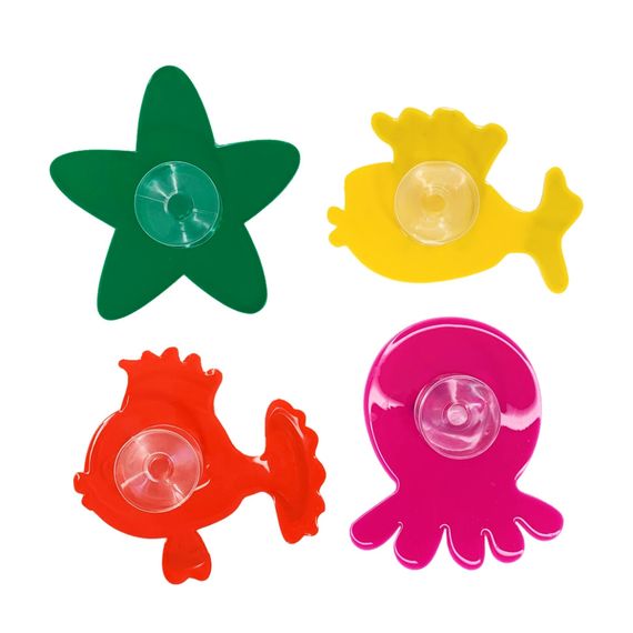 Набор мини-ковриков для ванной Морские животные MGZ-0910 с присоской | Зображення 1