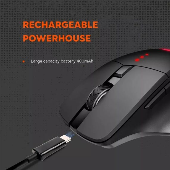 Мишка Canyon Crusader GMW-13 RGB Wireless Black (CND-SGMW13) | Зображення 9