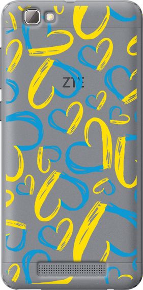 Чехол на ZTE A610 Сердца UA "5292u-433-17620"