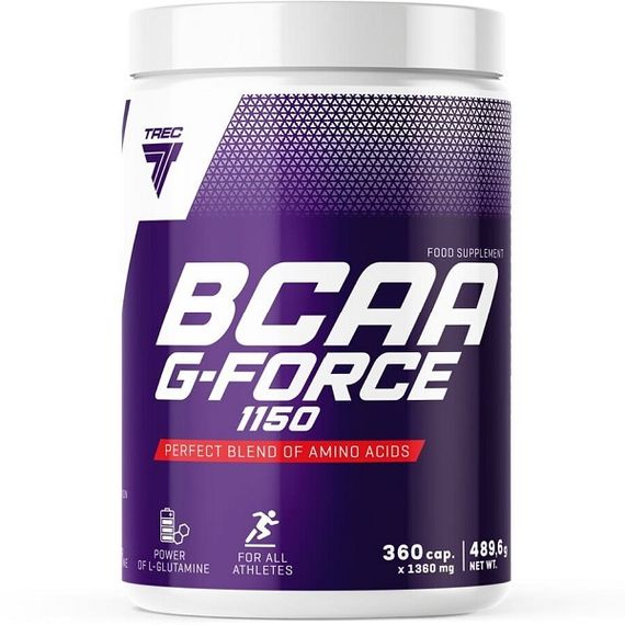 Аминокислота BCAA для спорта Trec Nutrition BCAA G-Force 1150 360 Caps