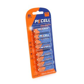 Батарейка лужна PKCELL 1.5V AA/LR6, 8 штук у блістері ціна за блістер, Q10