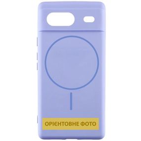 Чохол Silicone Cover Lakshmi Full Camera (AA) with MagFit для Google Pixel 7a Бузковий / Dasheen