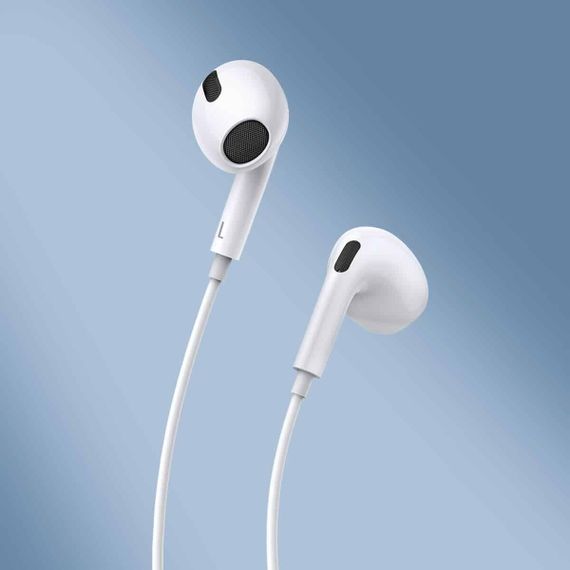 Навушники Baseus Encok 3.5mm lateral in-ear Wired Earphone H17 White | Зображення 4