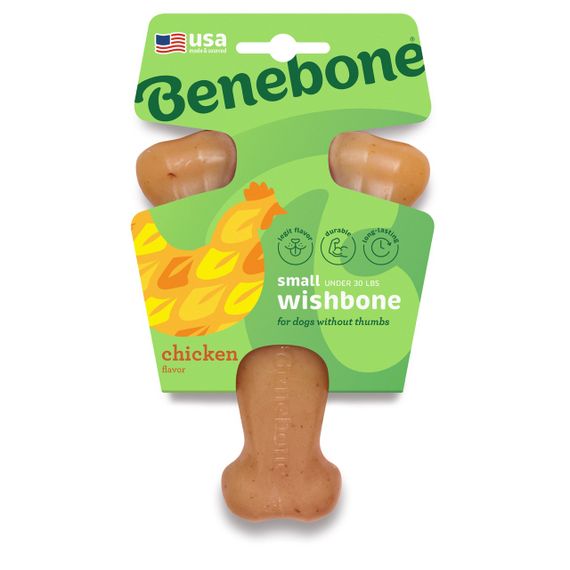 Іграшка для собак зі смаком курки Benebone Wishbone Chicken, 13.5 см | Зображення 2