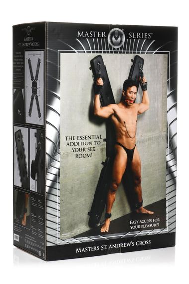 Андреевский крест Master Series: St. Andrew's Cross, крепится на стену sexstyle | Зображення 6