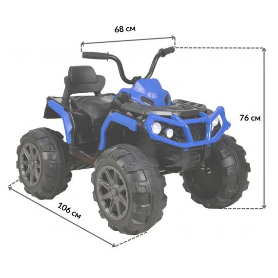 Детский электроквадроцикл SPOKO (Споко) HM-1288 синий (42300208) | Зображення 7