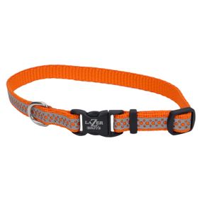 Ошейник светоотражающий для собак Coastal Lazer Brite Reflective Collar, 20-30 см, оранжевый