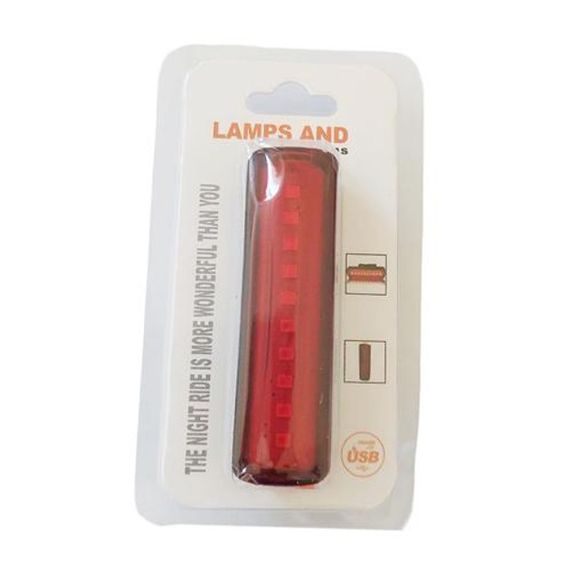 Велоліхтар XFL-102-10SMD, Стоп-сигнал на задню раму велосипеда, Ліхтар для велосипеда з акб. | Зображення 2