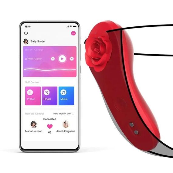 Смарт-вибратор в трусики Fun Town Caleo, надежное крепление на магните sexstyle | Зображення 3