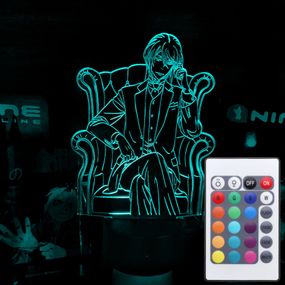 Акриловый светильник-ночник с пультом 16 цветов Патриот Мориарти tty-n001925