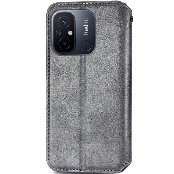 Шкіряний чохол-книжка GETMAN Cubic (PU) для Xiaomi Redmi 12C | Зображення 1