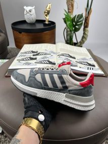 Кроссовки ZX 500 RM Grey Four Scarlet весна / лето / осень A3612 44 28 см