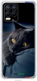 Чохол на Realme 8 Димчастий кіт "825sp-2303-2448"