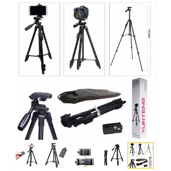 Підставка під телефон тринога TRIPOD 3388 + пульт, Тринога для фото, Стійка RV-622 для відеокамери | Зображення 1