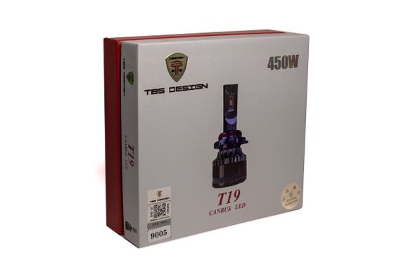 Комплект світлодіодних ламп TBS Design T19 HB3 (9005) (P20d) Canbus 45W 9-32V 6000K | Зображення 2