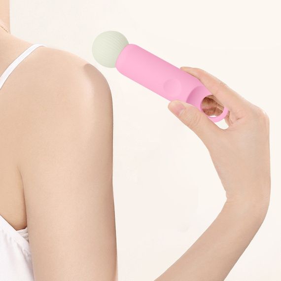 Міні-вібратор-мікрофон Sweet Em, 10 режимів, рожевий Sex Aura | Зображення 3