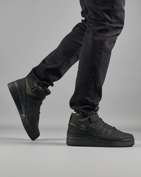 Зимові чоловічі кросівки Forum 84 High Black Matte Khaki , В'єтнам 45 29 | Зображення 1