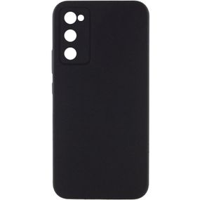 Чехол Silicone Cover Lakshmi Full Camera (AAA) для Samsung Galaxy S20 FE Черный / Black