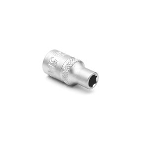 Головка торцева шестигранна, 1/4IN, коротка, SW5, RED STRIPE