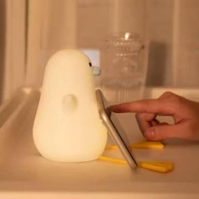 Нічник акумуляторний качечка 21,0 х10, 3х6, 2см Білий