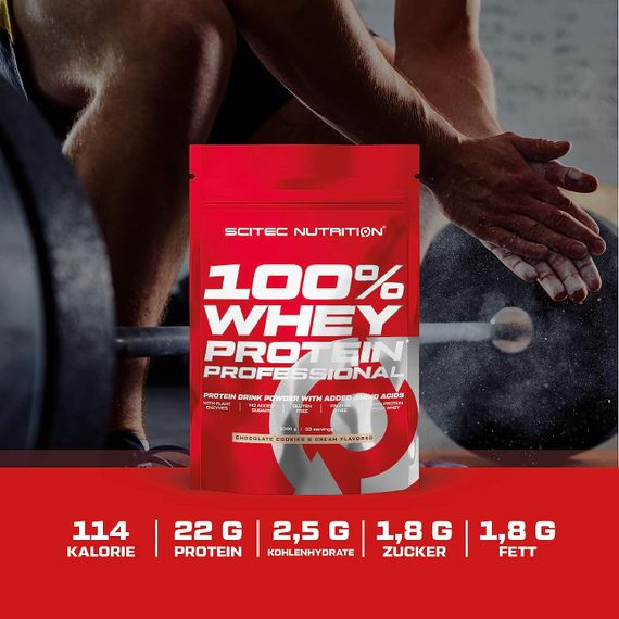 Протеїн Scitec Nutrition 100% Whey Protein Professional 1000 g (Chocolate) | Зображення 2