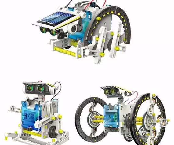 Электронный конструктор робот Solar Robot Original 13 в 1 на солнечных батареях | Зображення 3