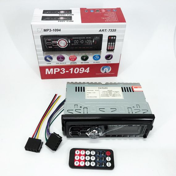 Однодиновая магнитола MP3 1094, Автомобильные магнитолы, Автомагнитофон для авто, Мультимедиа в машину WE-80