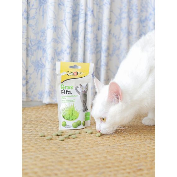 Ласощі GimCat GrasBits для котів таблетки з травою 65 шт/40 г | Зображення 3